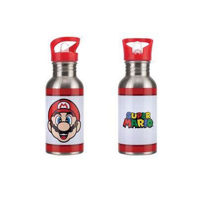 Super Mario Metal Water Bottle 