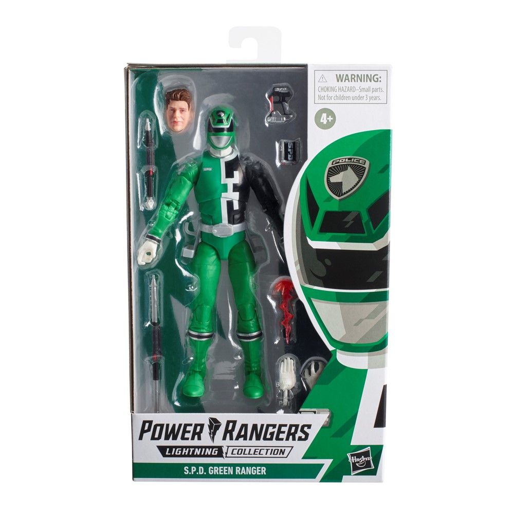 Power Rangers Hasbro Toys Lightning Collection 6 SPD Shadow Ranger  Collectible Action Figure