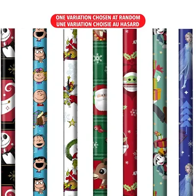 Licensed Wrapping Paper Assortment 