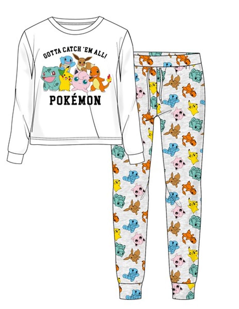 Ladies Pokemon PJ Set