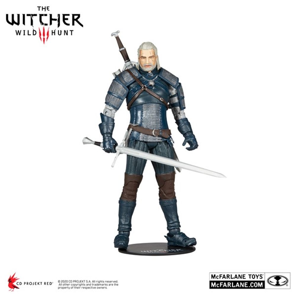 Witcher 7in Geralt Viper Teal 