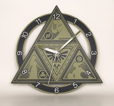 Legend Of Zelda Gold Clock 