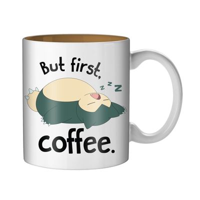 Snorlax But First Coffee Mug 