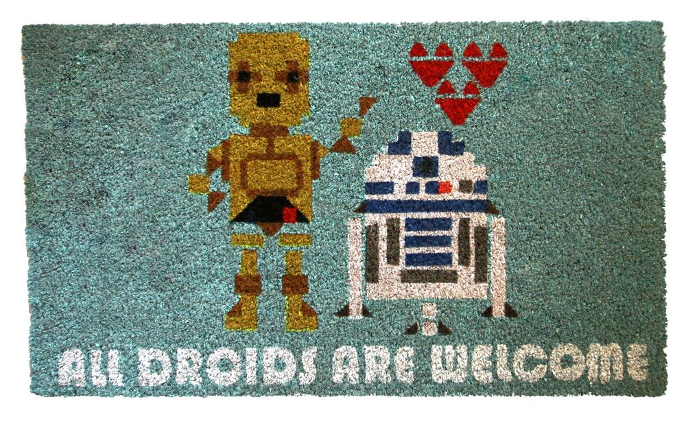 Star Wars Droids Welcome Door Mat 