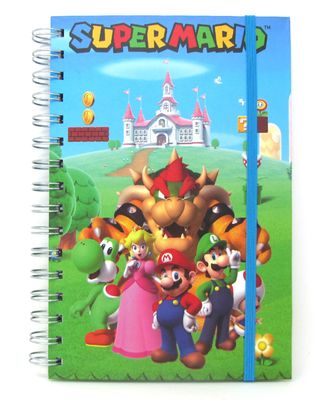 Super Mario Wire Notebook 