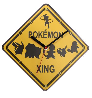 Pokemon Crossing Wall Clock 