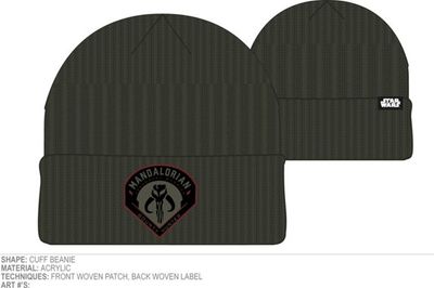 Mandalorian Grey Beanie 