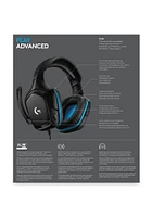 Logitech G432 7.1 Surround Sound Wired Gaming Headset 