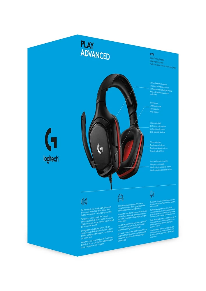Logitech G332 Stereo Gaming Headset 
