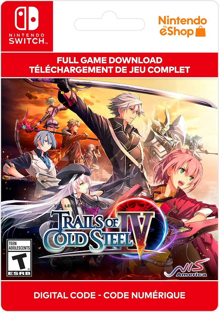 The Legend Of Heroes Trails Of Cold Steel IV - Numérique