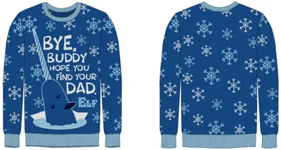 Elf Mr Narwhal Holiday Sweater