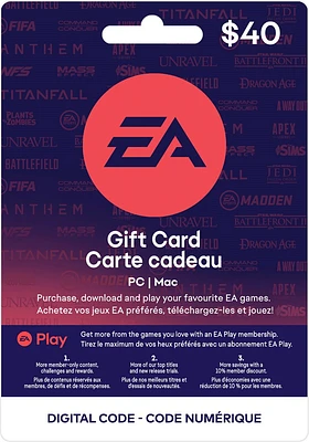 Carte-cadeau EA de