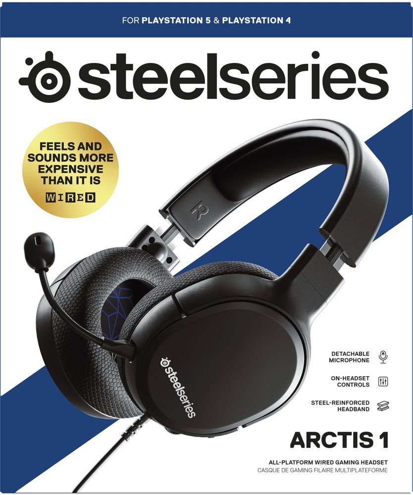 SteelSeries Arctis 1 Wired Gaming Headset (Playstation) 