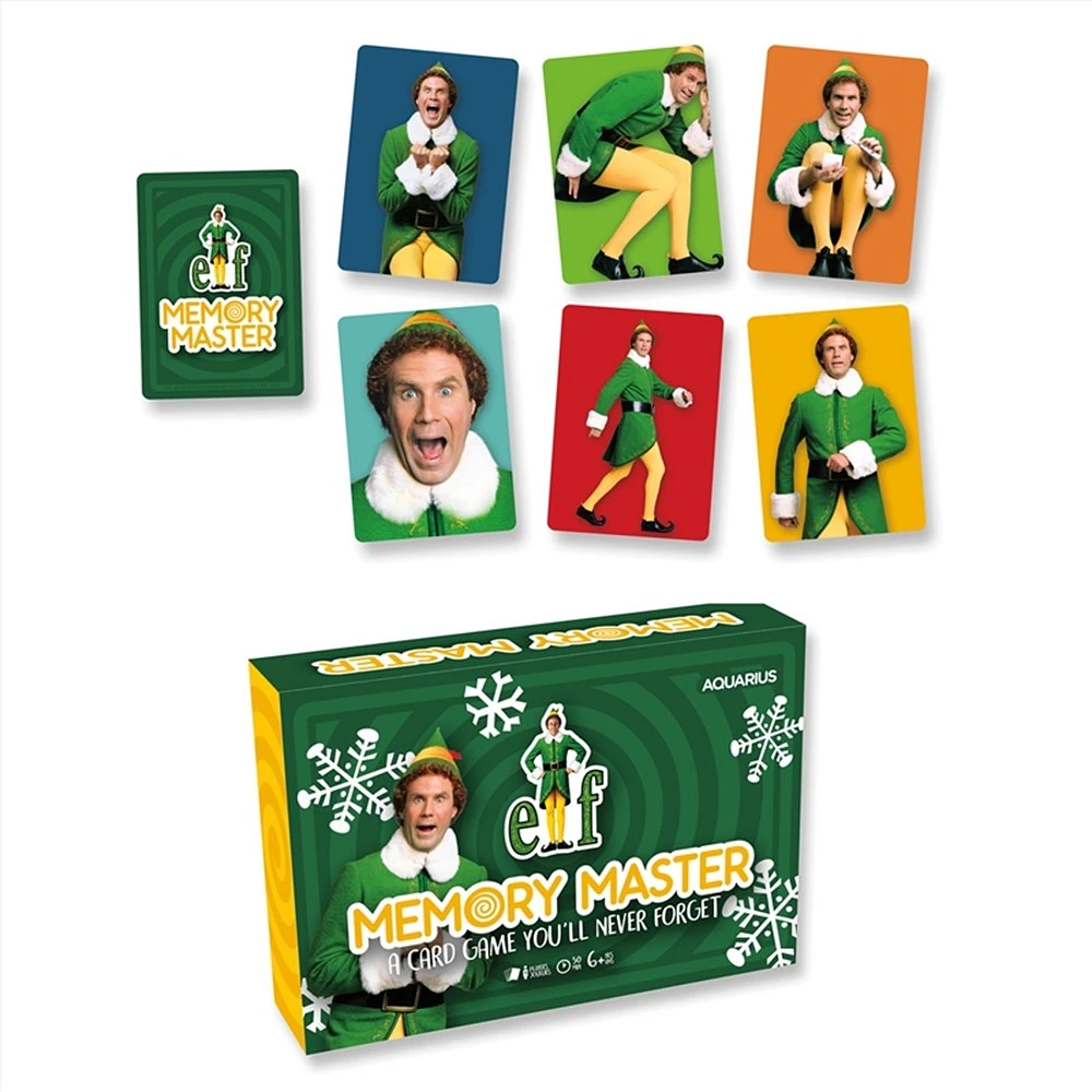 Elf Memory Master Card Game