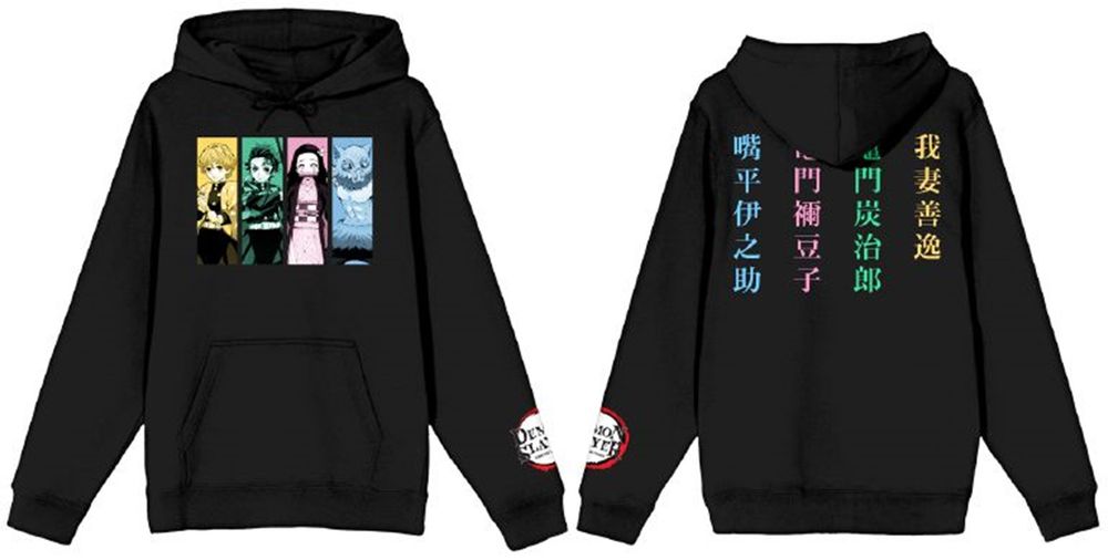 Sweat à capuche noir Demon Slayer - TG