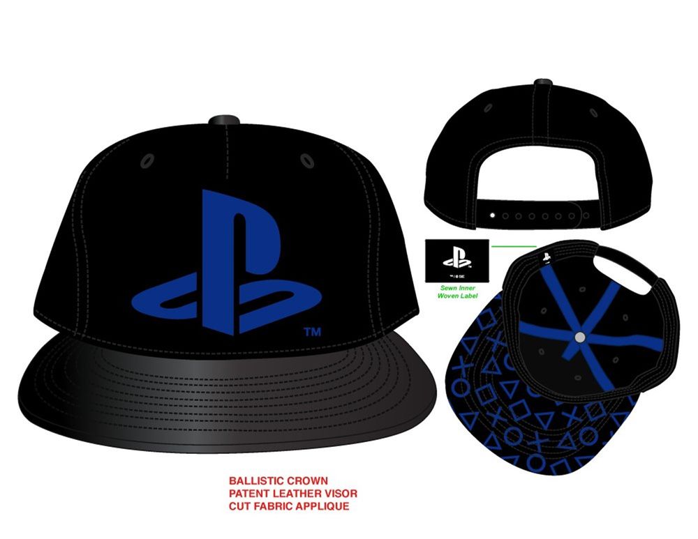 Playstation Black Snapback 