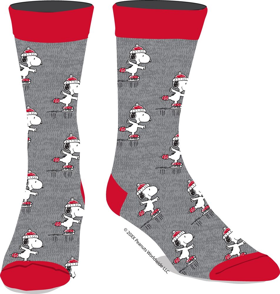 Peanuts Christmas Snoopy Socks 