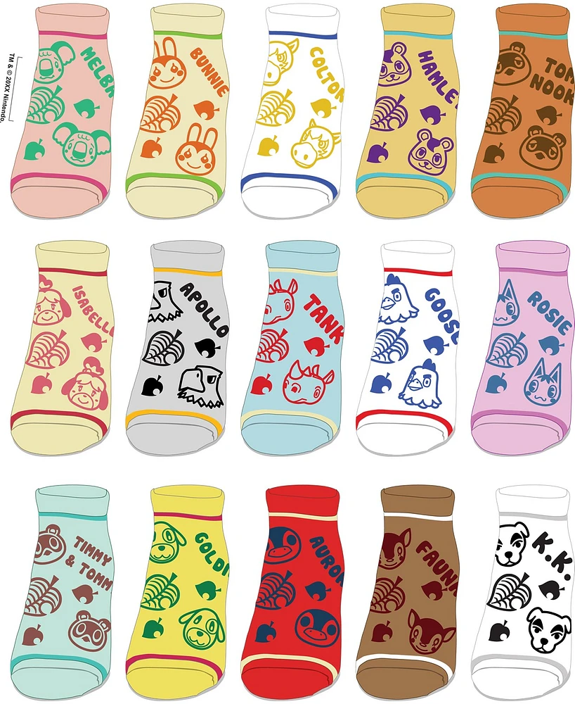 Socquettes Animal Cross - Paquet de 12 