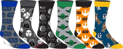 Star Wars 6pk Assortment Socks 
