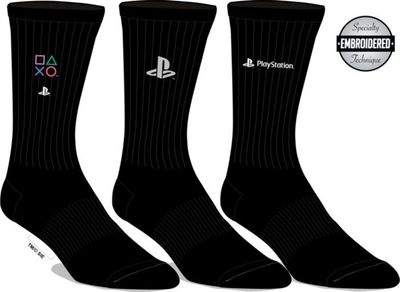 Playstation Buttons Socks Black 