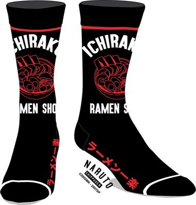 Naruto Ramen Sock Black And Red 