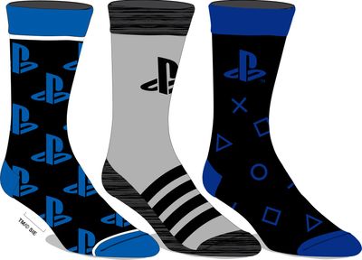 Playstation 5 3pack Assorted Socks 