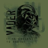 Darth Vader Resist 12 x 12 Canvas 