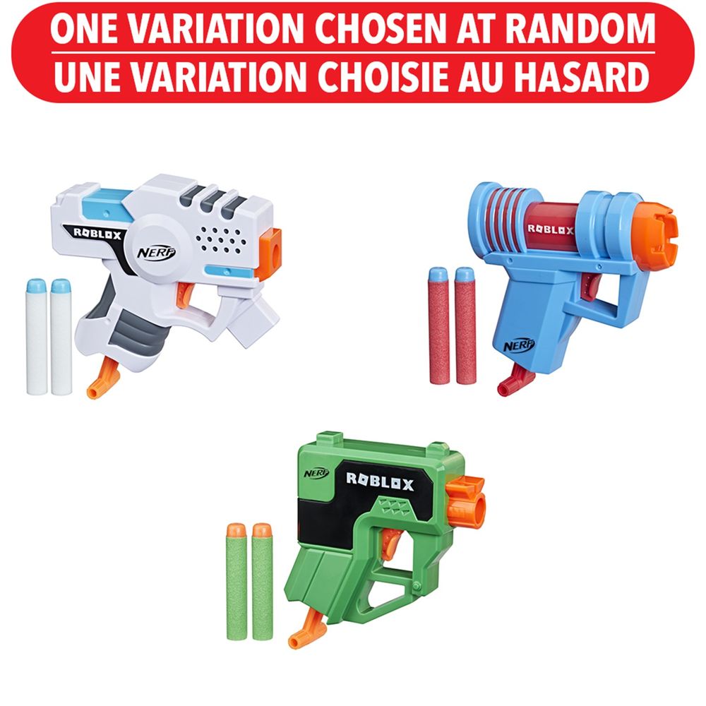 Nerf Roblox Microshots  - One variation chosen at random