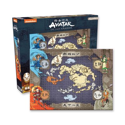 Avatar The Last Airbender Map 1000 Piece Puzzle 