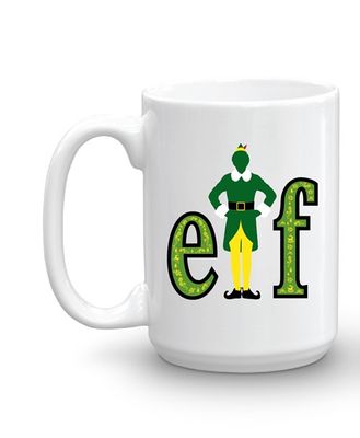 Elf Mr Narwhal Mug 