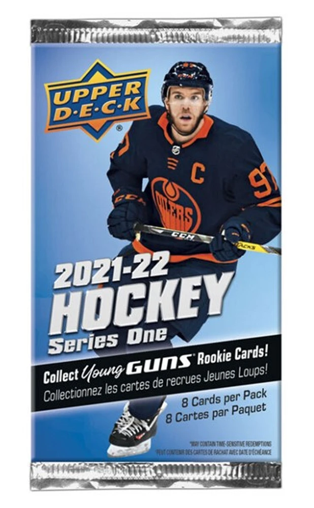 Upper Deck NHL 21-22 Series 1 Booster Pack 