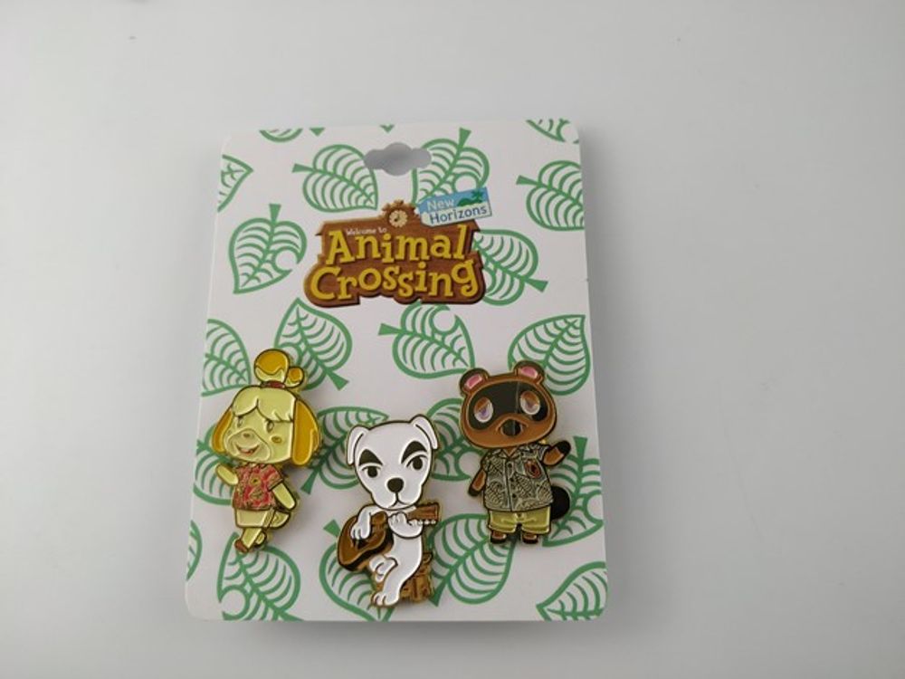 Animal Crossing 3pk Gld Pins 