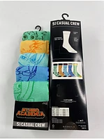 My Hero Academia 5pk Character Crew Socks 