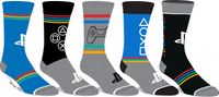 Playstation 5 5pack Crew Assorted Socks 