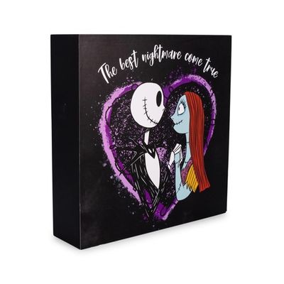 The Nightmare Before Christmas: Jack Sally Love 6 x 6 Canvas 