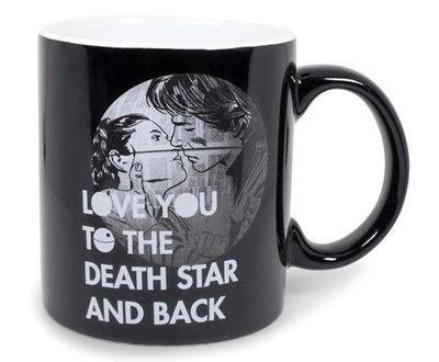 Tasse Je t'aime jusqu'à l'étoile de la mort 