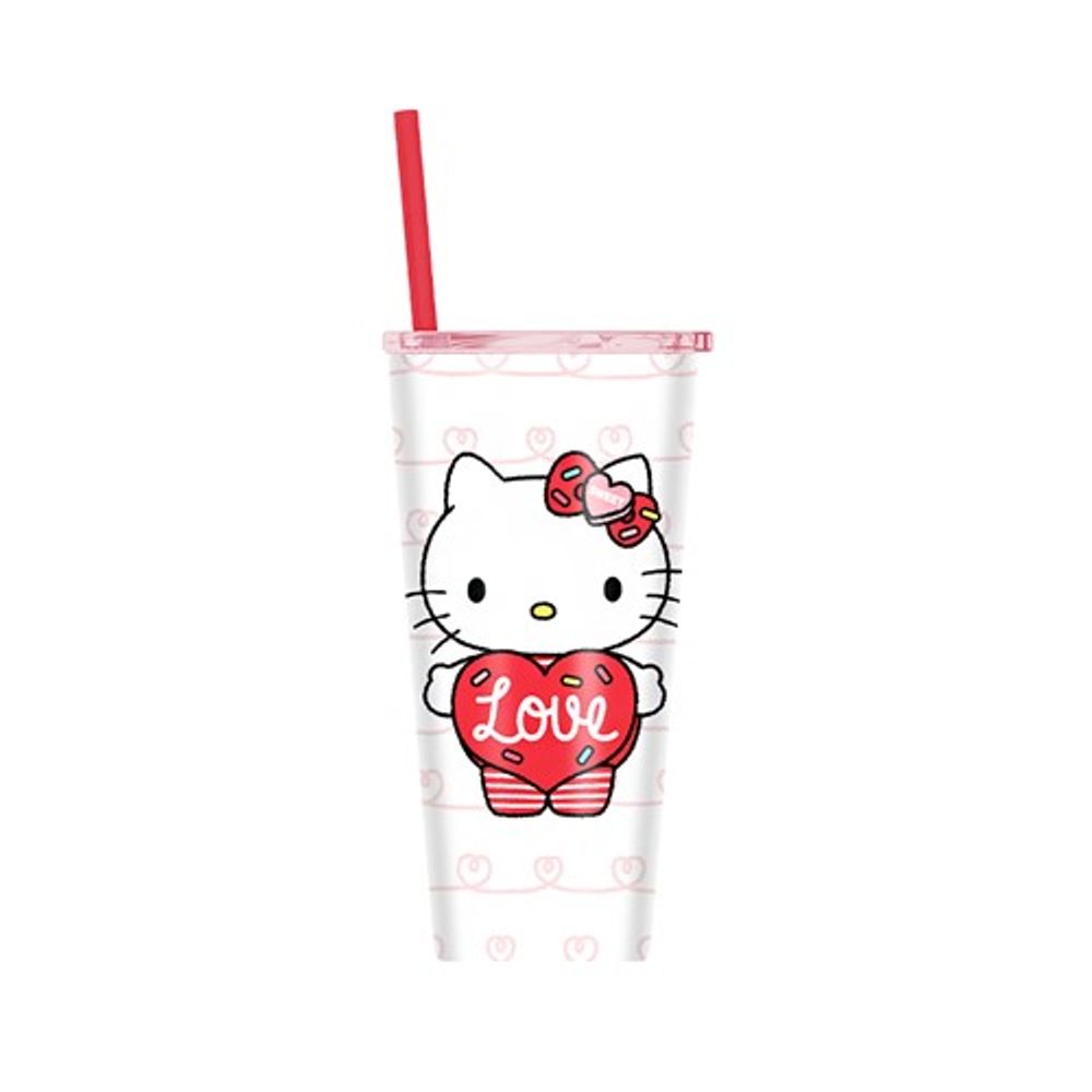 Hello Kitty Heart Stainless Tumbler 