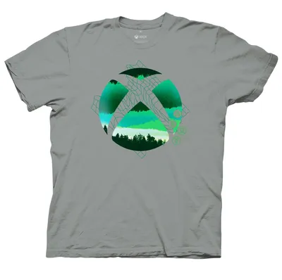 Xbox Scene Grey Green Tshirt