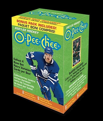 Upper Deck 2021-2022 O-Pee-Chee Hockey Blaster Box 