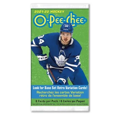 NHL 21-22 O-Pee-Chee 8 Card Pack 