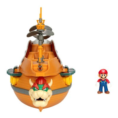 Mario Deluxe Bowser's Ship Playset 