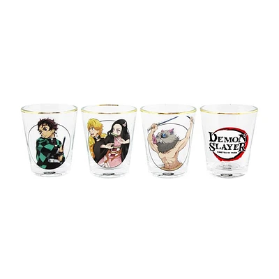 Demon Slayer Shot Glasses 4 Pack 