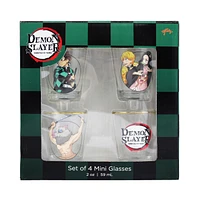 Demon Slayer Shot Glasses 4 Pack 