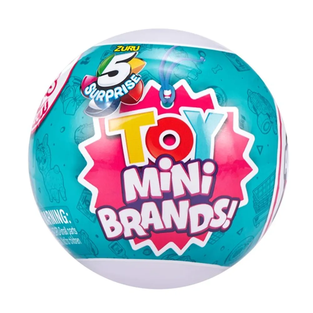 Showcase ZURU™ Mini Brands Snackles Mystery Mini 5 Plush Capsule, Series  1 Wave 1