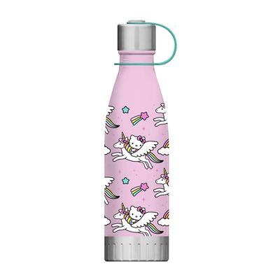 Hello Kitty Water Bottle Unicorn Stainless Steel 