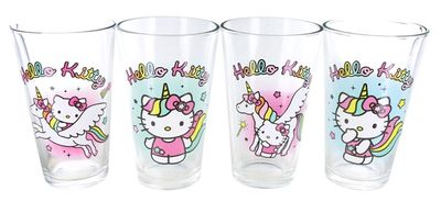 Hello Kitty 4pk Pint Glasses 