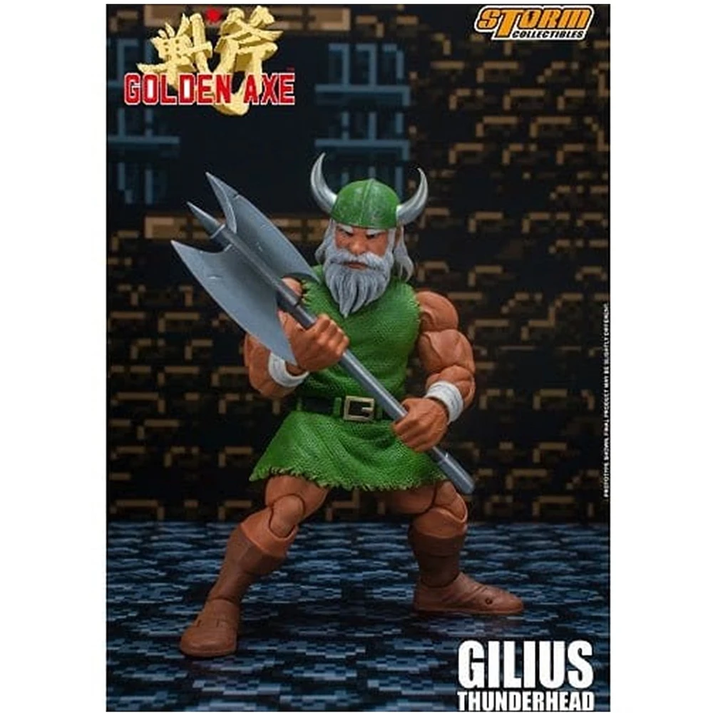 Golden Axe: Gilius Thunderhead & Chicken Leg 1/12 Scale Action Figure 
