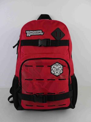 Dungeons & Dragons Black and Red Backpack 