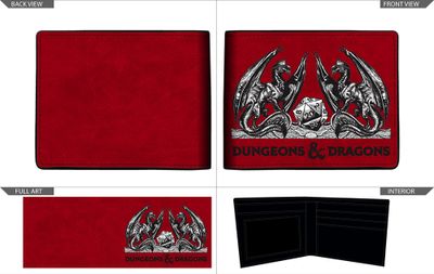 Dungeons and Dragons Red Wallet 