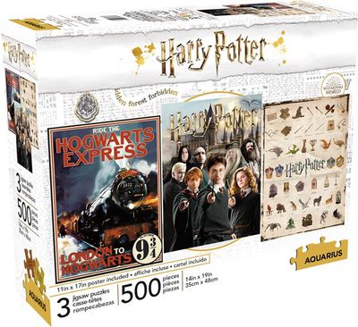 Harry Potter 3 Pack 550 Piece Puzzles 